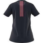 Camiseta feminina adidas AEROREADY Designed 2 Move 3-Stripes Sport
